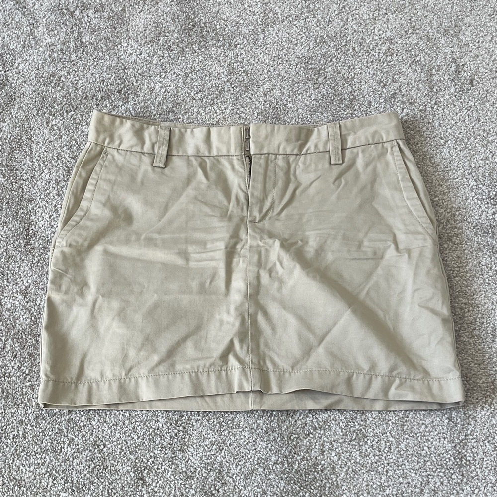 GAP Tan Mini Skirt